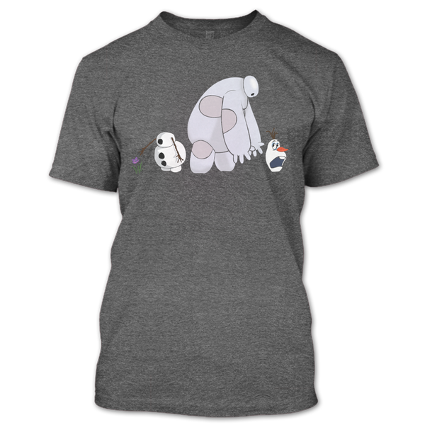 A black t-shirt with the shopify logo