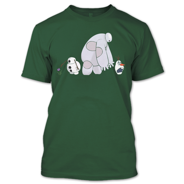 A black t-shirt with the shopify logo