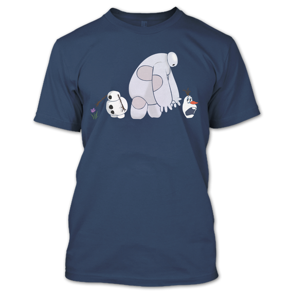 A black t-shirt with the shopify logo