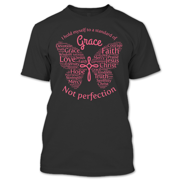 A black t-shirt with the shopify logo