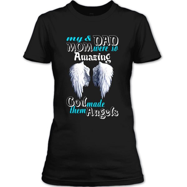 A black t-shirt with the shopify logo