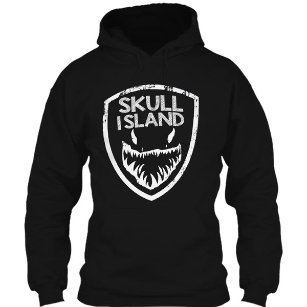 A black t-shirt with the shopify logo