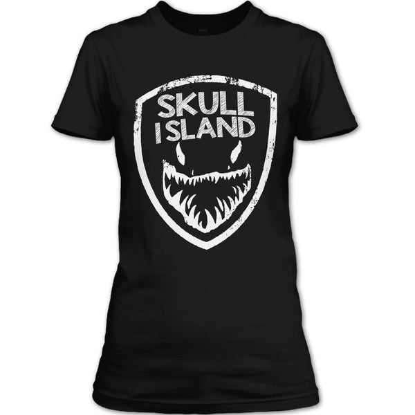 A black t-shirt with the shopify logo