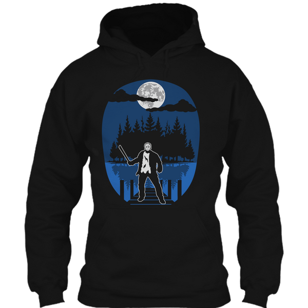 A black t-shirt with the shopify logo