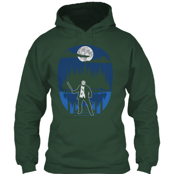 A black t-shirt with the shopify logo