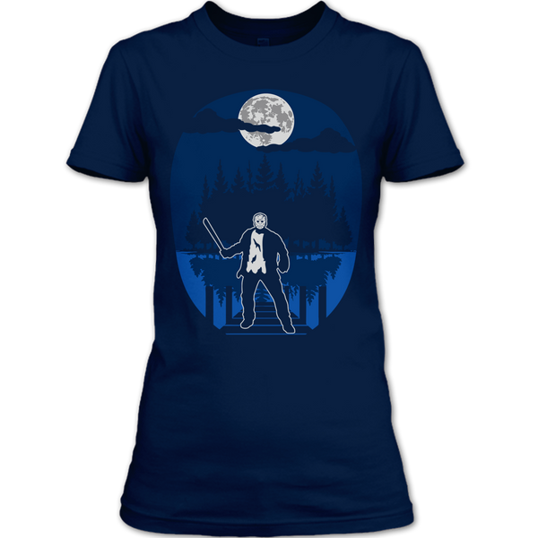 A black t-shirt with the shopify logo