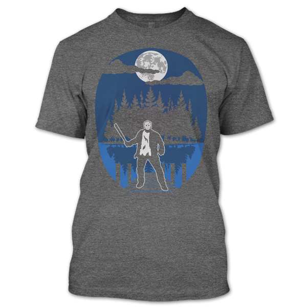 A black t-shirt with the shopify logo