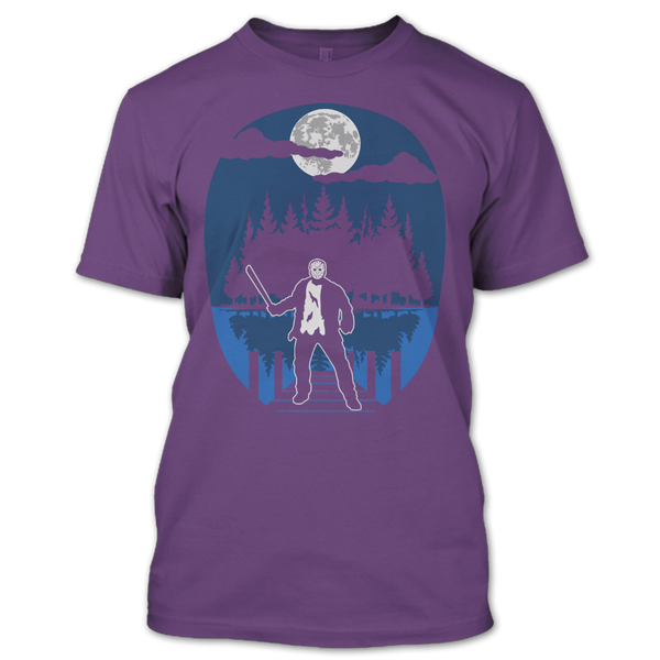 A black t-shirt with the shopify logo