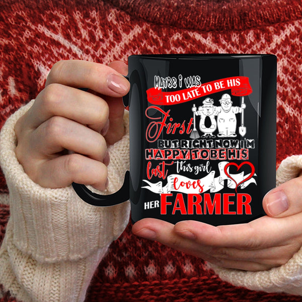 This Girl Loves Her Farmer Coffee Mug, Cool Just Married Coffee Cup