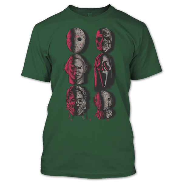 A black t-shirt with the shopify logo