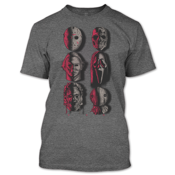 A black t-shirt with the shopify logo