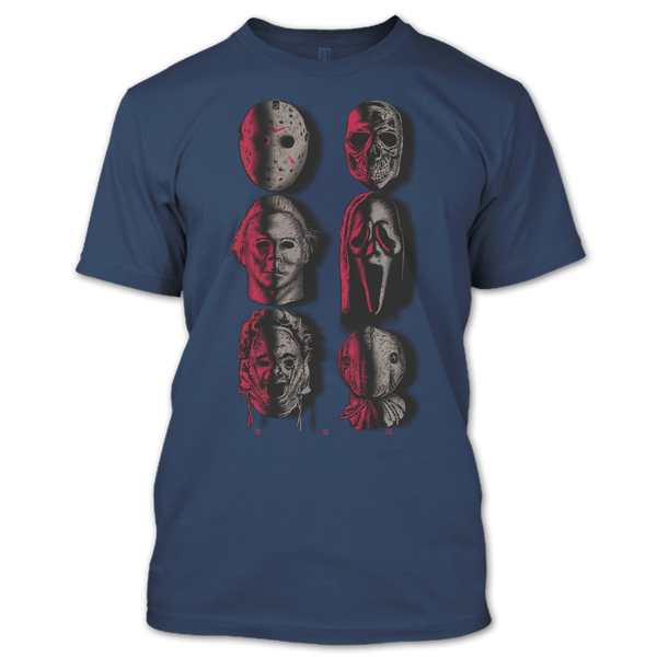 A black t-shirt with the shopify logo