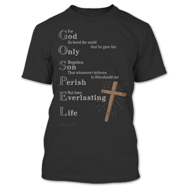 A black t-shirt with the shopify logo