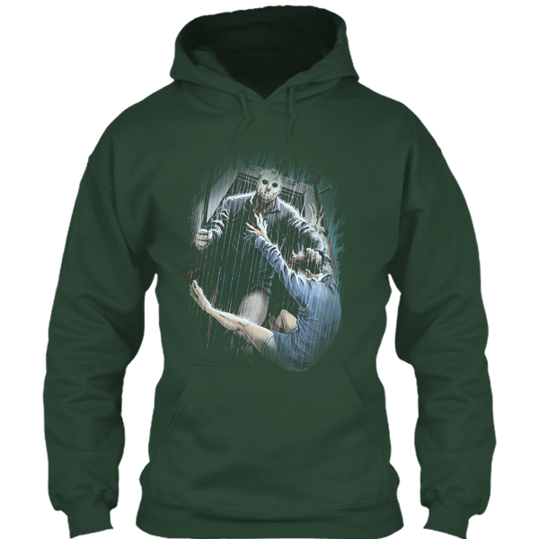 A black t-shirt with the shopify logo