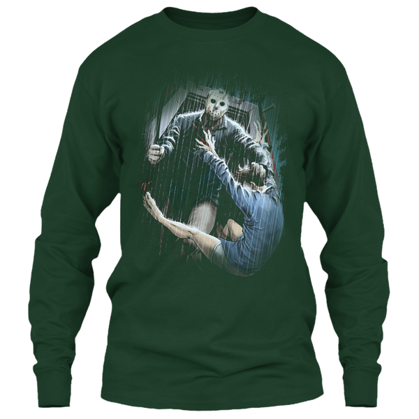 A black t-shirt with the shopify logo