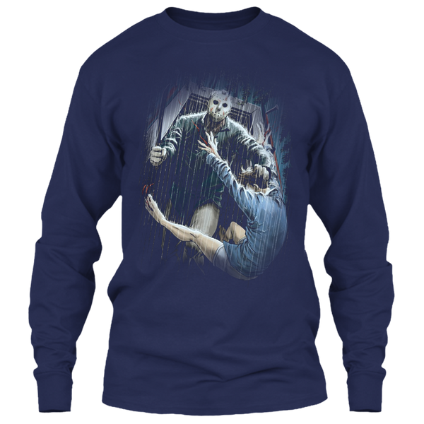 A black t-shirt with the shopify logo