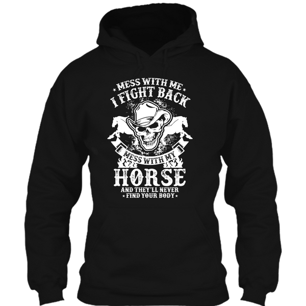 A black t-shirt with the shopify logo