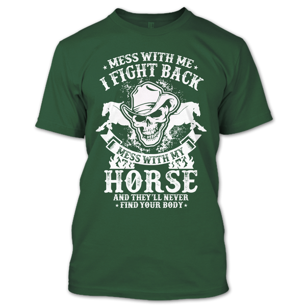 A black t-shirt with the shopify logo