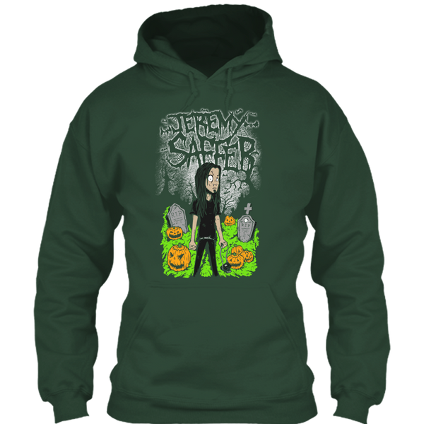 A black t-shirt with the shopify logo