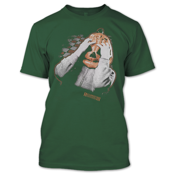 A black t-shirt with the shopify logo