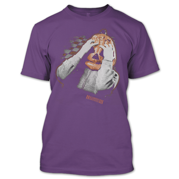 A black t-shirt with the shopify logo