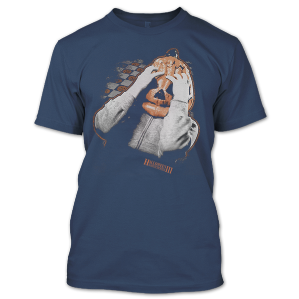 A black t-shirt with the shopify logo