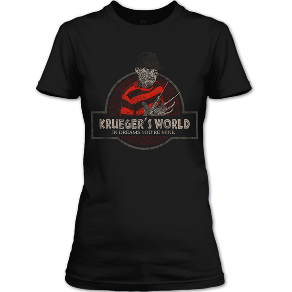 A black t-shirt with the shopify logo