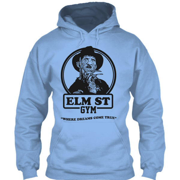 A black t-shirt with the shopify logo