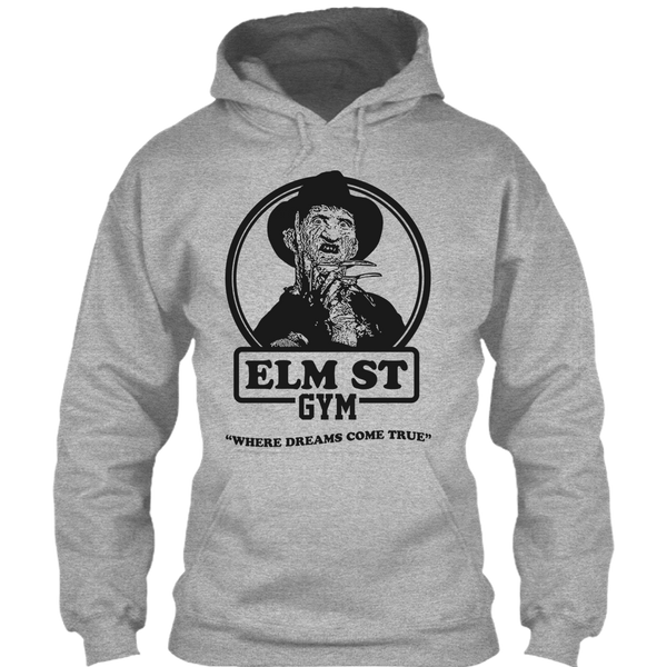 A black t-shirt with the shopify logo