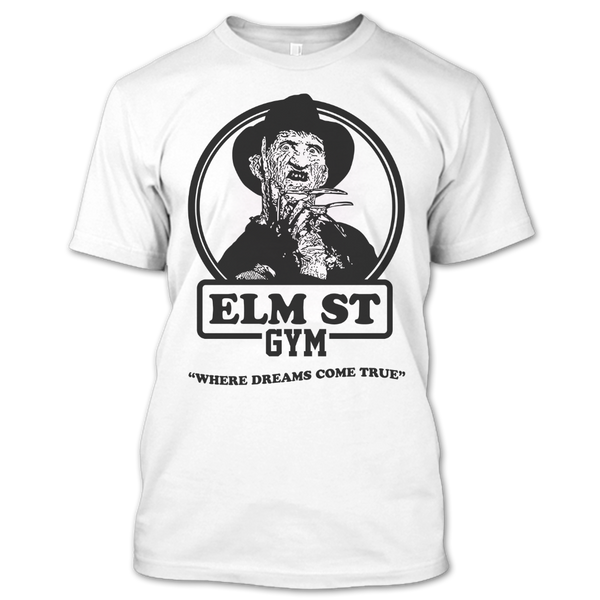 A black t-shirt with the shopify logo