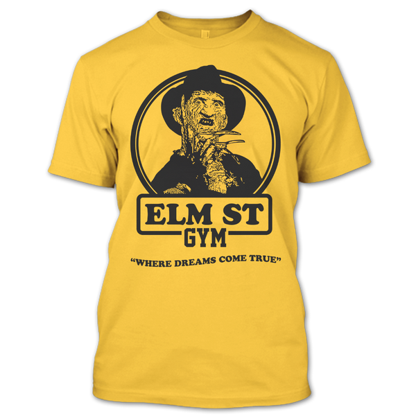 A black t-shirt with the shopify logo