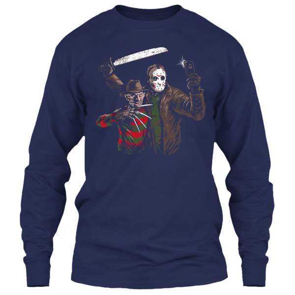 A black t-shirt with the shopify logo