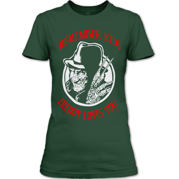 A black t-shirt with the shopify logo