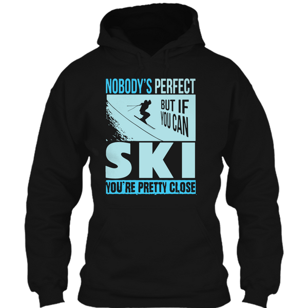 A black t-shirt with the shopify logo