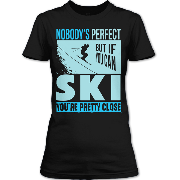 A black t-shirt with the shopify logo