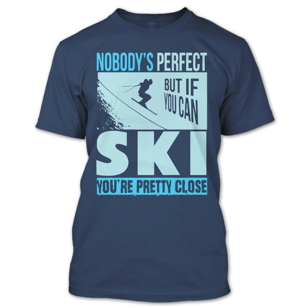 A black t-shirt with the shopify logo