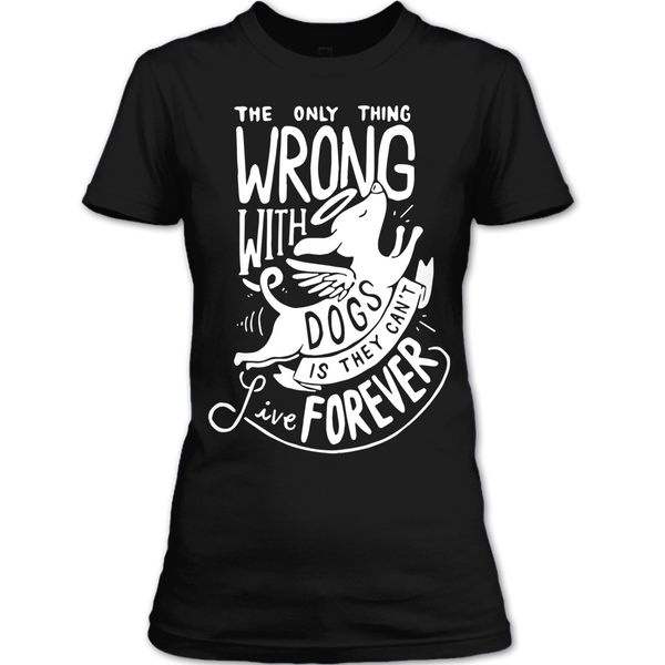 A black t-shirt with the shopify logo