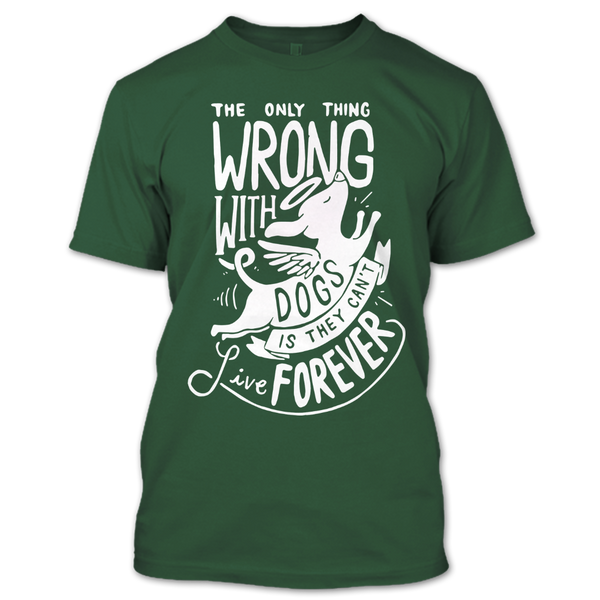 A black t-shirt with the shopify logo