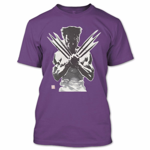 A black t-shirt with the shopify logo