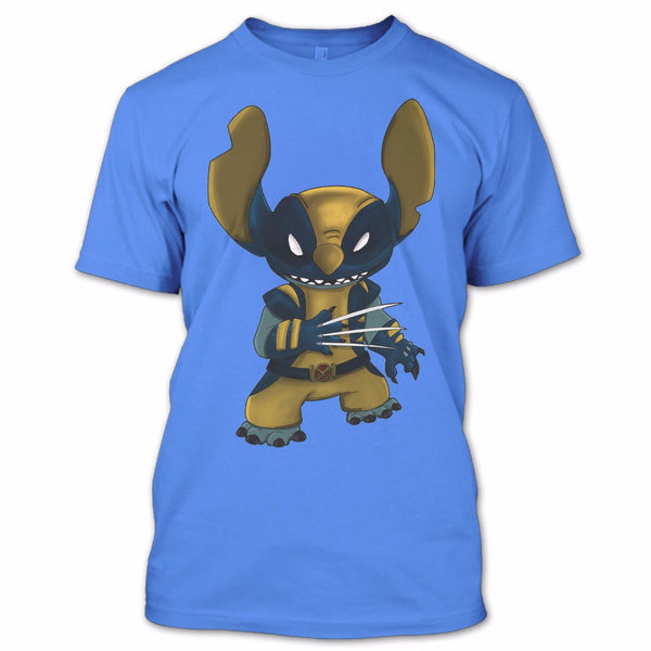 A black t-shirt with the shopify logo