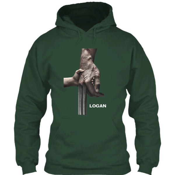 A black t-shirt with the shopify logo