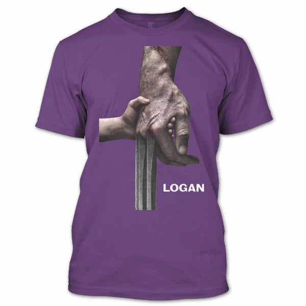 A black t-shirt with the shopify logo