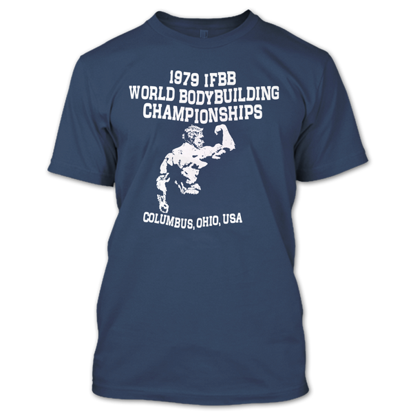 A black t-shirt with the shopify logo