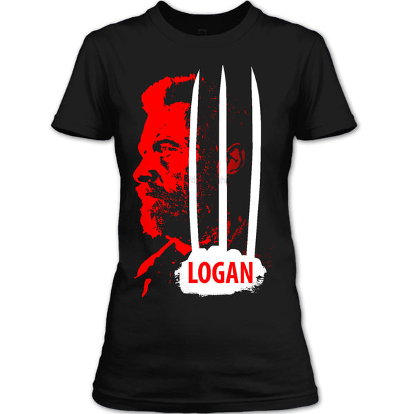 A black t-shirt with the shopify logo