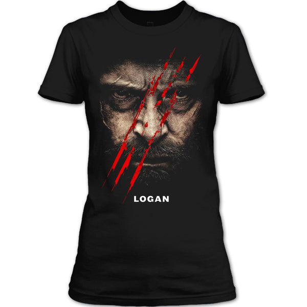 A black t-shirt with the shopify logo