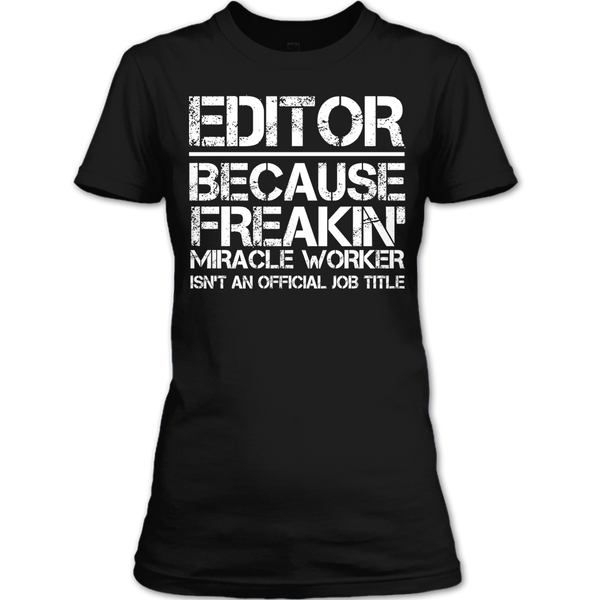 A black t-shirt with the shopify logo