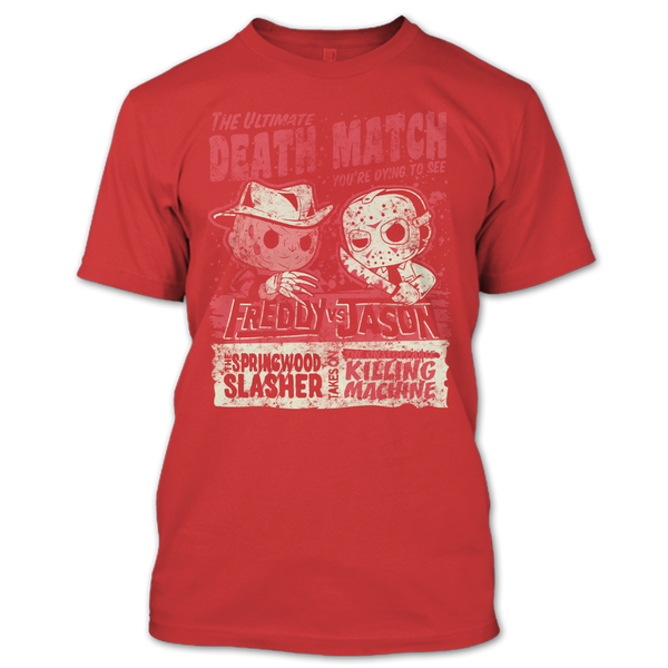 A black t-shirt with the shopify logo