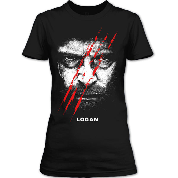 A black t-shirt with the shopify logo