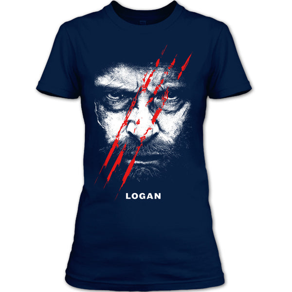 A black t-shirt with the shopify logo