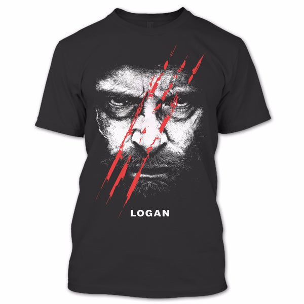 A black t-shirt with the shopify logo